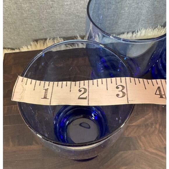 Libbey Cobalt Glass Set of Four - Picture 5 of 5